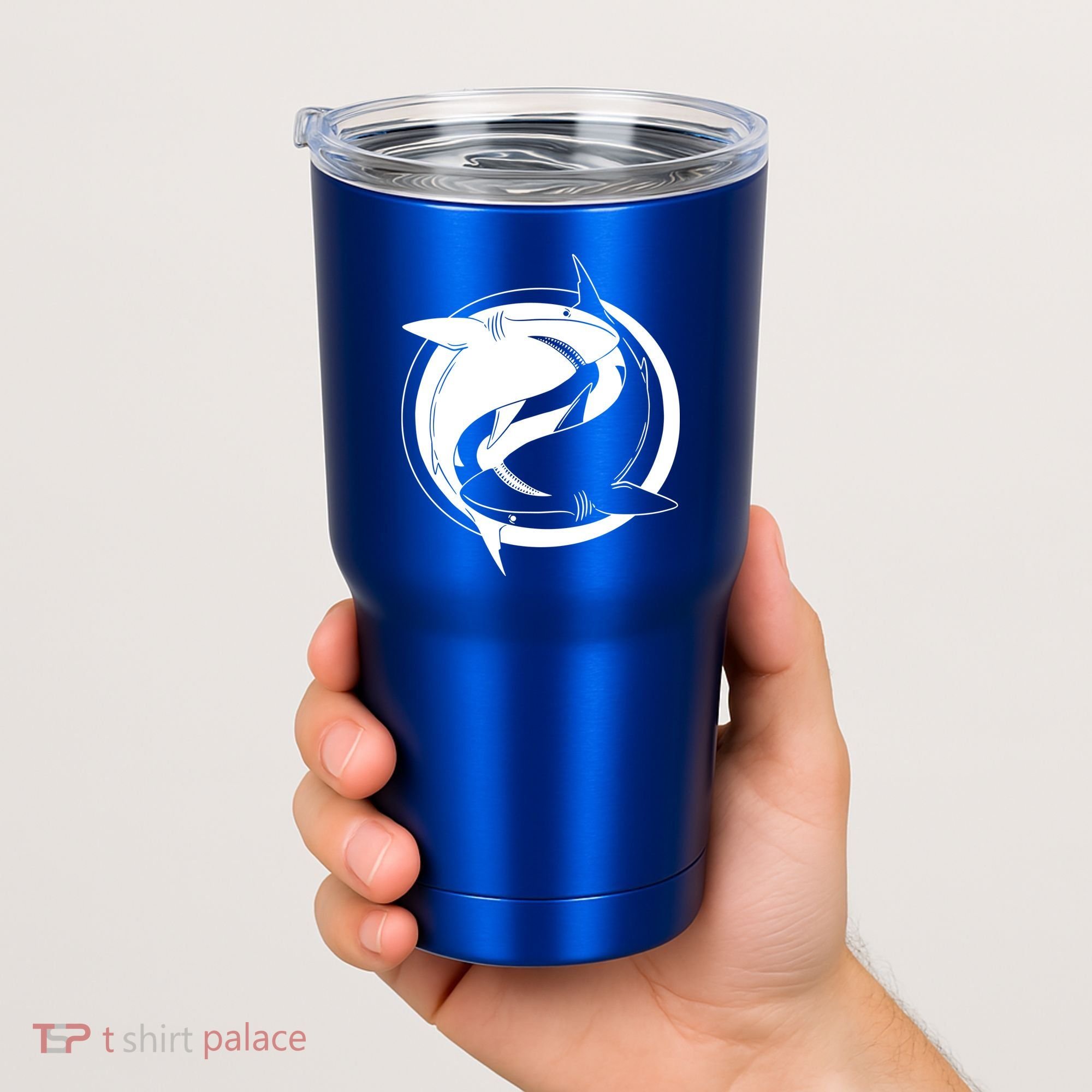 Ying Yang Shark Tumbler