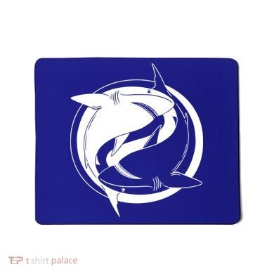 Ying Yang Shark Mousepad