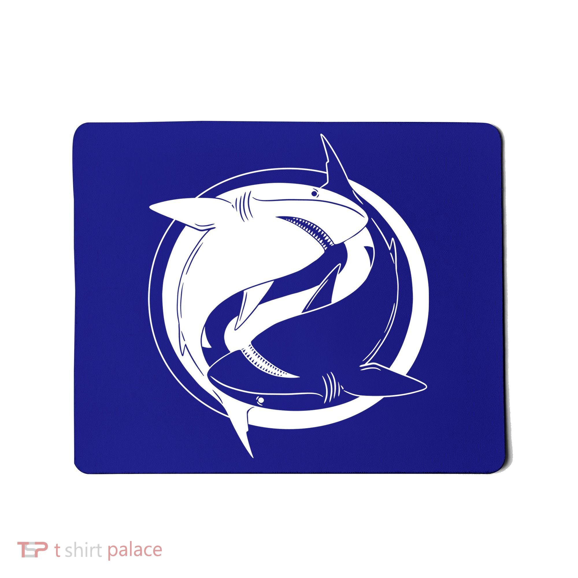 Ying Yang Shark Mousepad