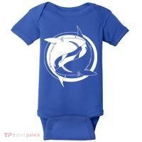 Ying Yang Shark Baby Bodysuit thumb 0
