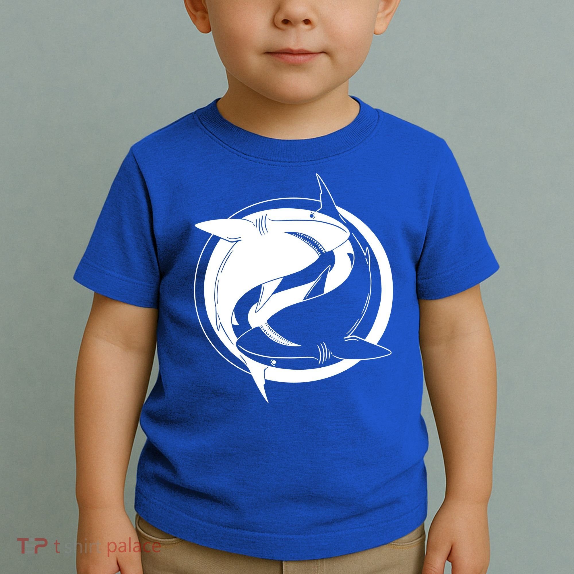 Ying Yang Shark Toddler T-Shirt