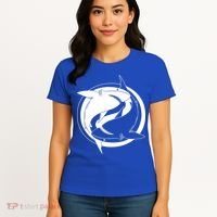 Ying Yang Shark Women's T-Shirt thumb 4