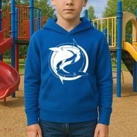 Ying Yang Shark Kids Hoodie thumb 2