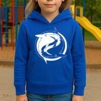 Ying Yang Shark Kids Hoodie thumb 3