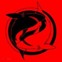 Ying Yang Shark Santa Hat thumb 1