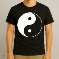 Yin Yang Symbol Taoism Chinese East Asian Philosophy T-Shirt thumb 3