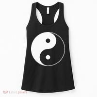 Yin Yang Symbol Taoism Chinese East Asian Philosophy Women's Tank Top thumb 0