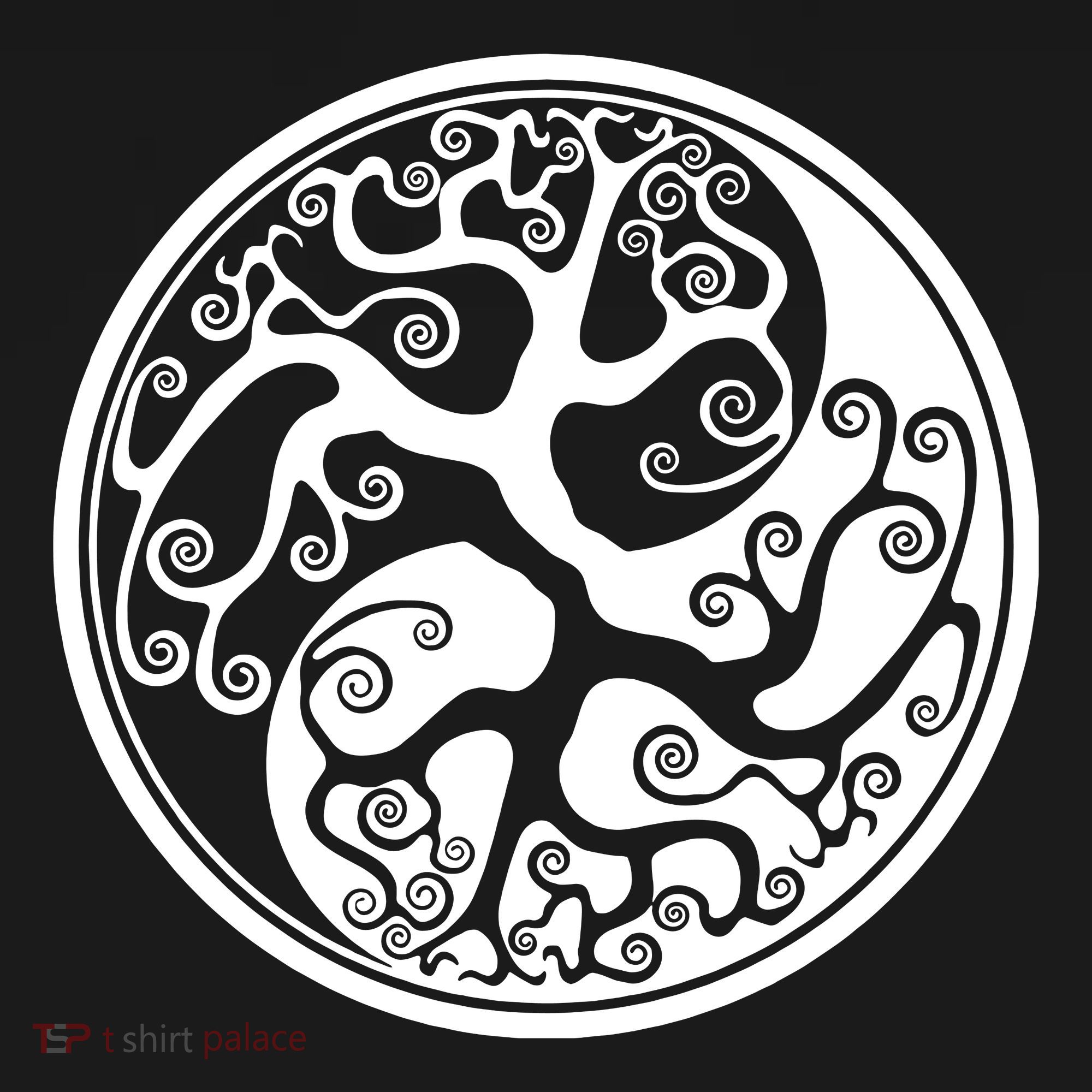 Yin Yang Tree Of Life Coaster