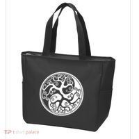 Yin Yang Tree Of Life Tote Bag thumb 3