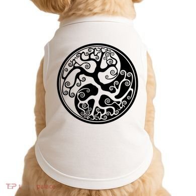 Yin Yang Tree Of Life Doggie Tank