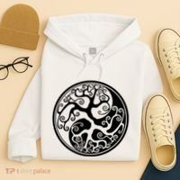 Yin Yang Tree Of Life Hoodie thumb 4
