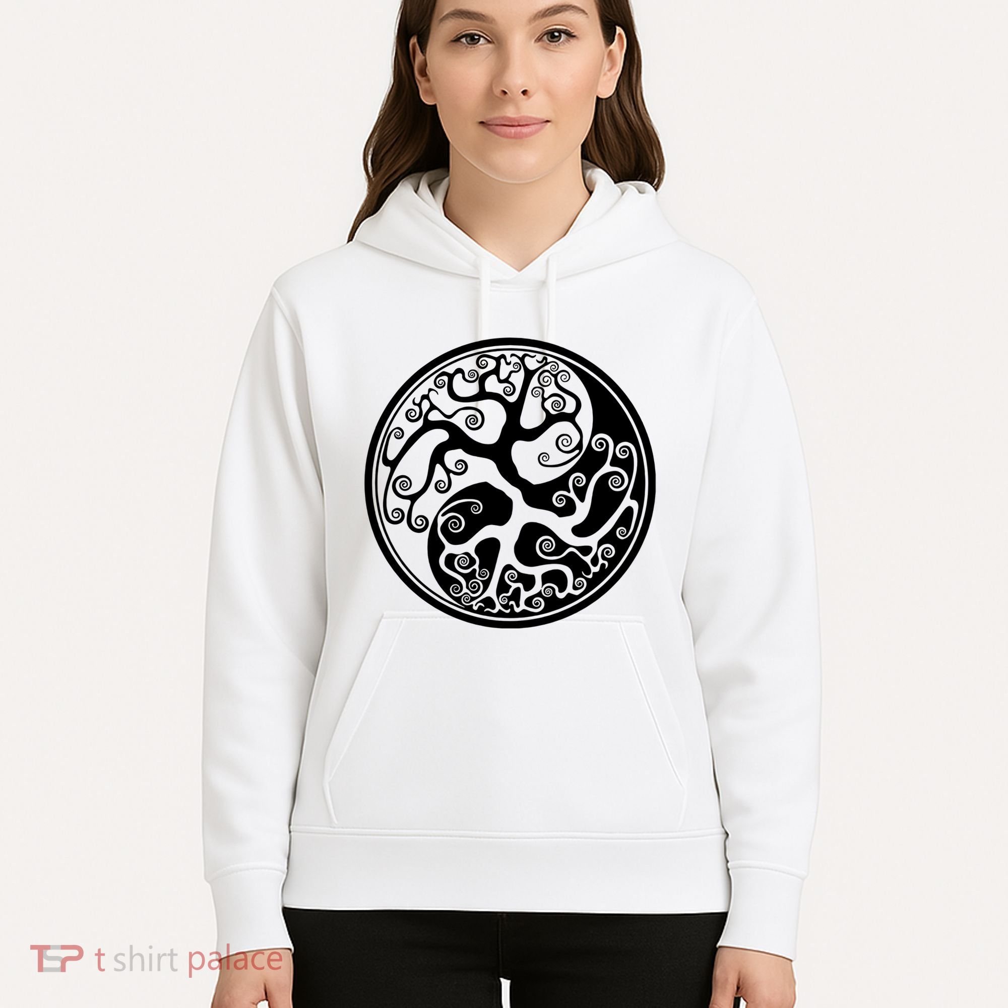 Yin Yang Tree Of Life Hoodie