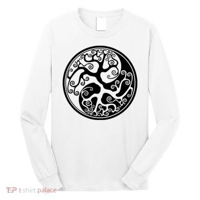 Yin Yang Tree Of Life Long Sleeve Shirt