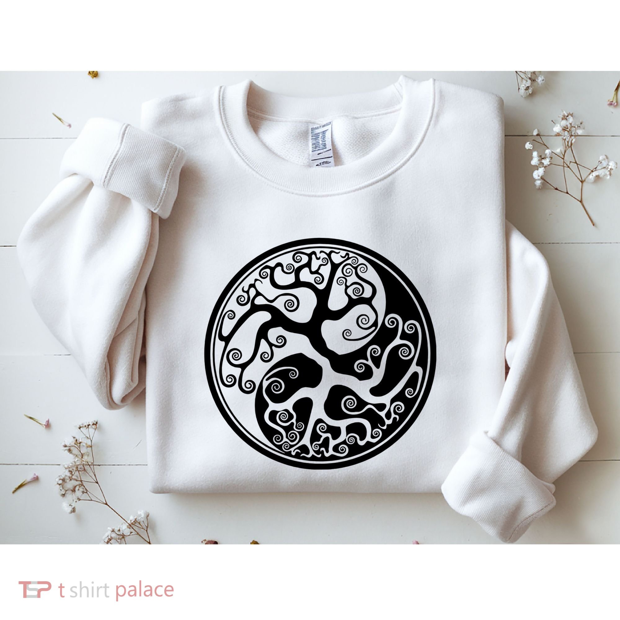 Yin Yang Tree Of Life Sweatshirt