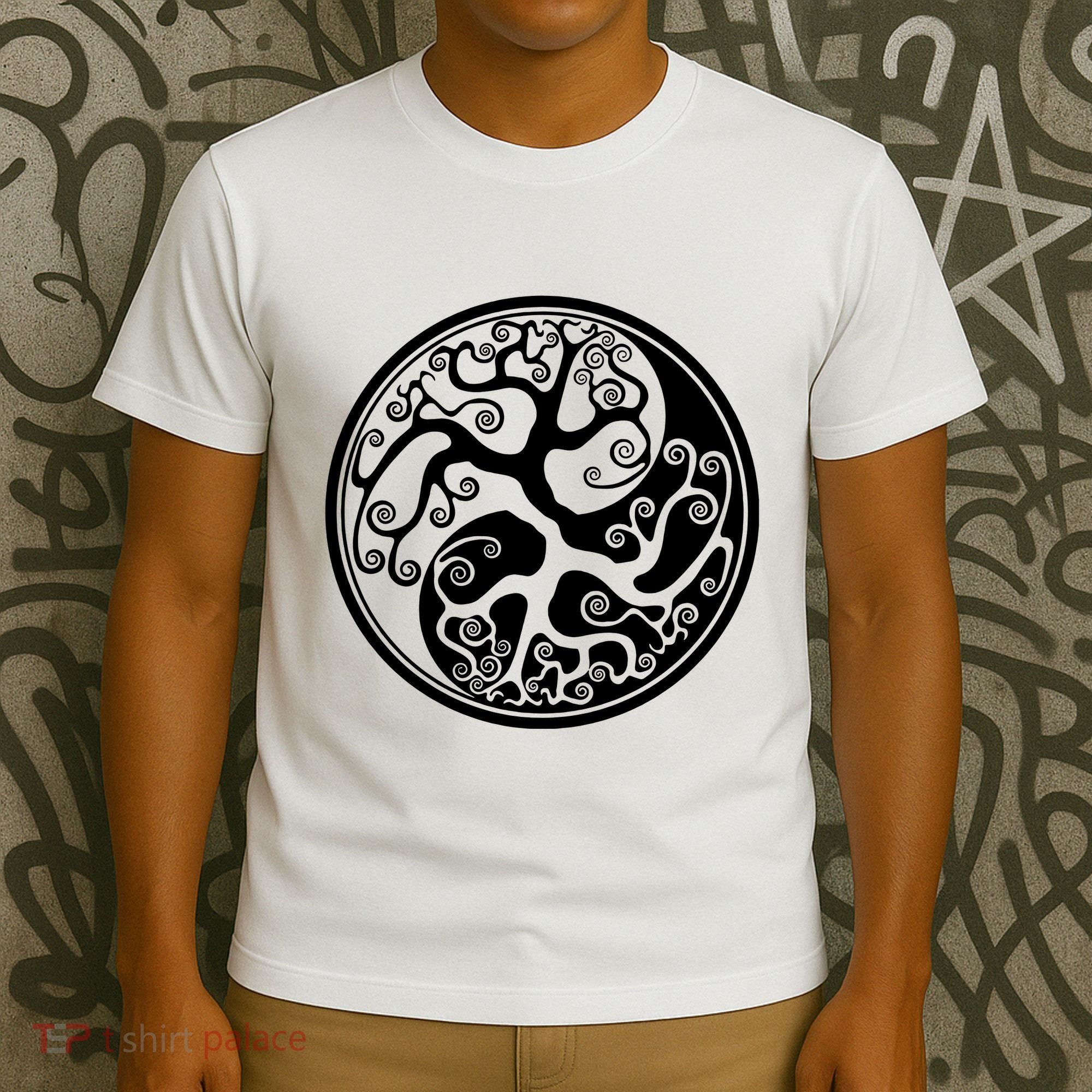 Yin Yang Tree Of Life T-Shirt