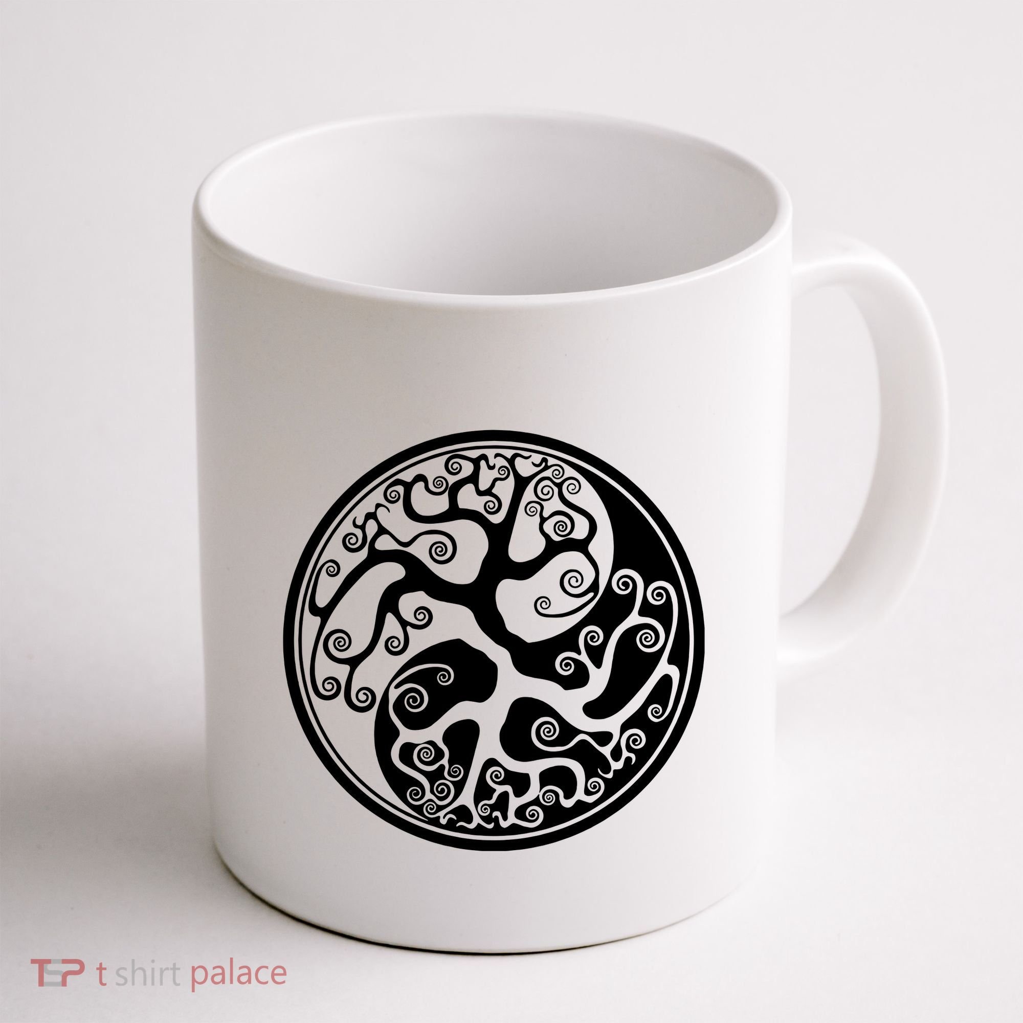Yin Yang Tree Of Life Coffee Mug