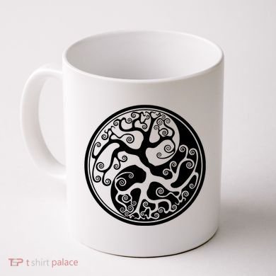 Yin Yang Tree Of Life Coffee Mug