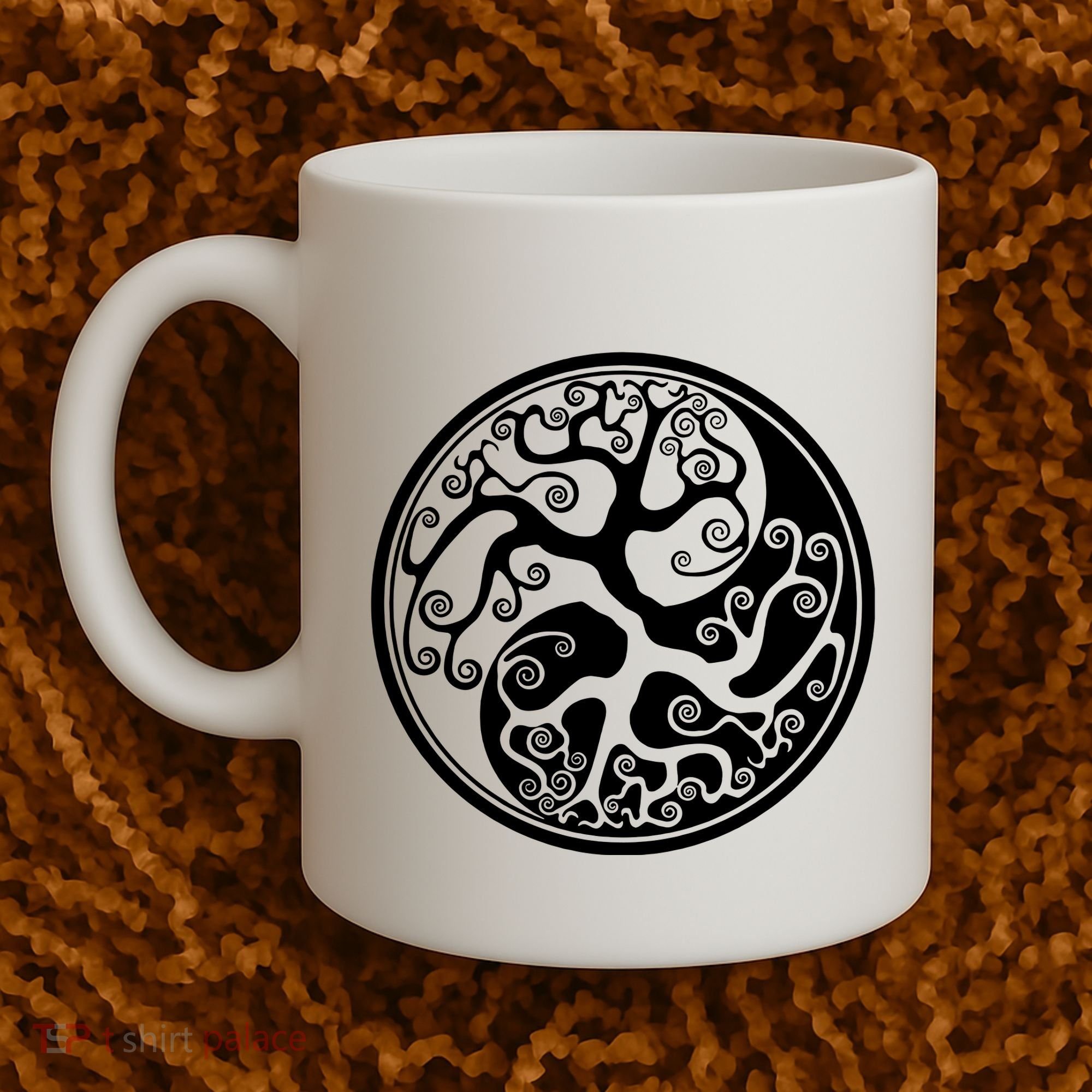 Yin Yang Tree Of Life Coffee Mug