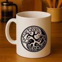 Yin Yang Tree Of Life Coffee Mug thumb 4