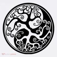 Yin Yang Tree Of Life Women's Hoodie thumb 2