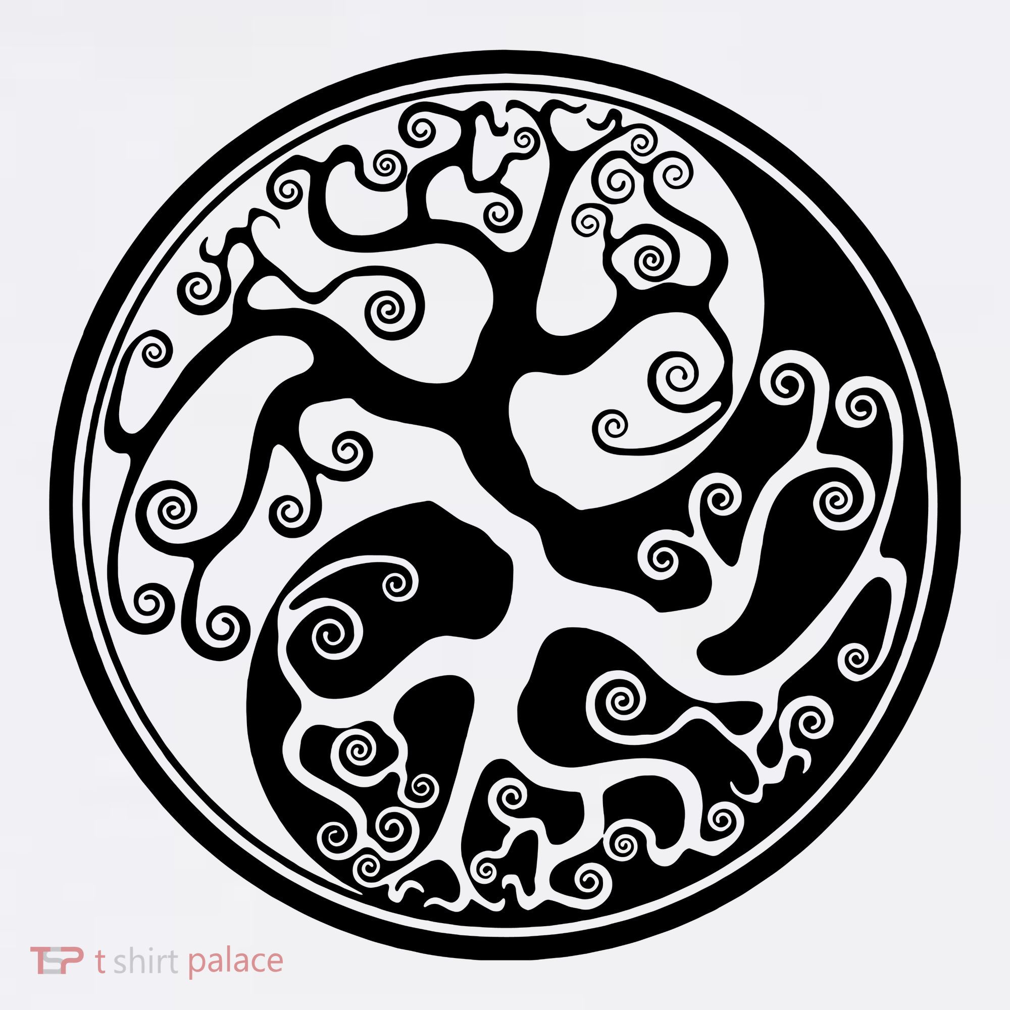 Yin Yang Tree Of Life Women's Hoodie