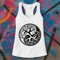 Yin Yang Tree Of Life Women's Tank Top thumb 3