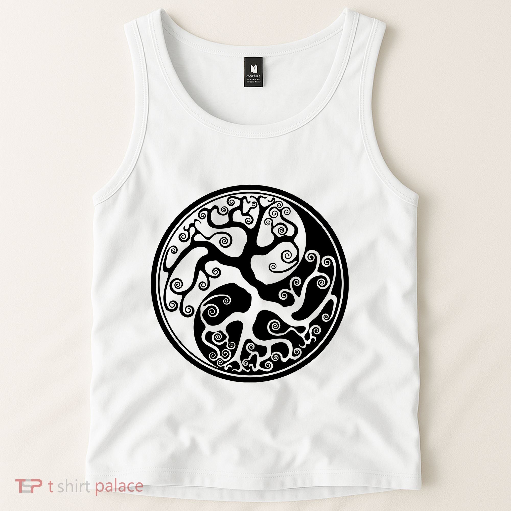 Yin Yang Tree Of Life Tank Top