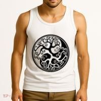 Yin Yang Tree Of Life Tank Top thumb 3