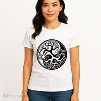 Yin Yang Tree Of Life Women's T-Shirt thumb 4