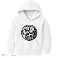 Yin Yang Tree Of Life Kids Hoodie thumb 0