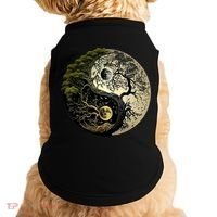 Yin Yang Tree Of Life Funny Doggie Tank thumb 0