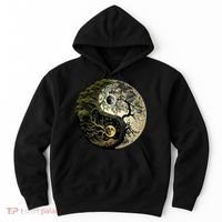 Yin Yang Tree Of Life Funny Hoodie thumb 0