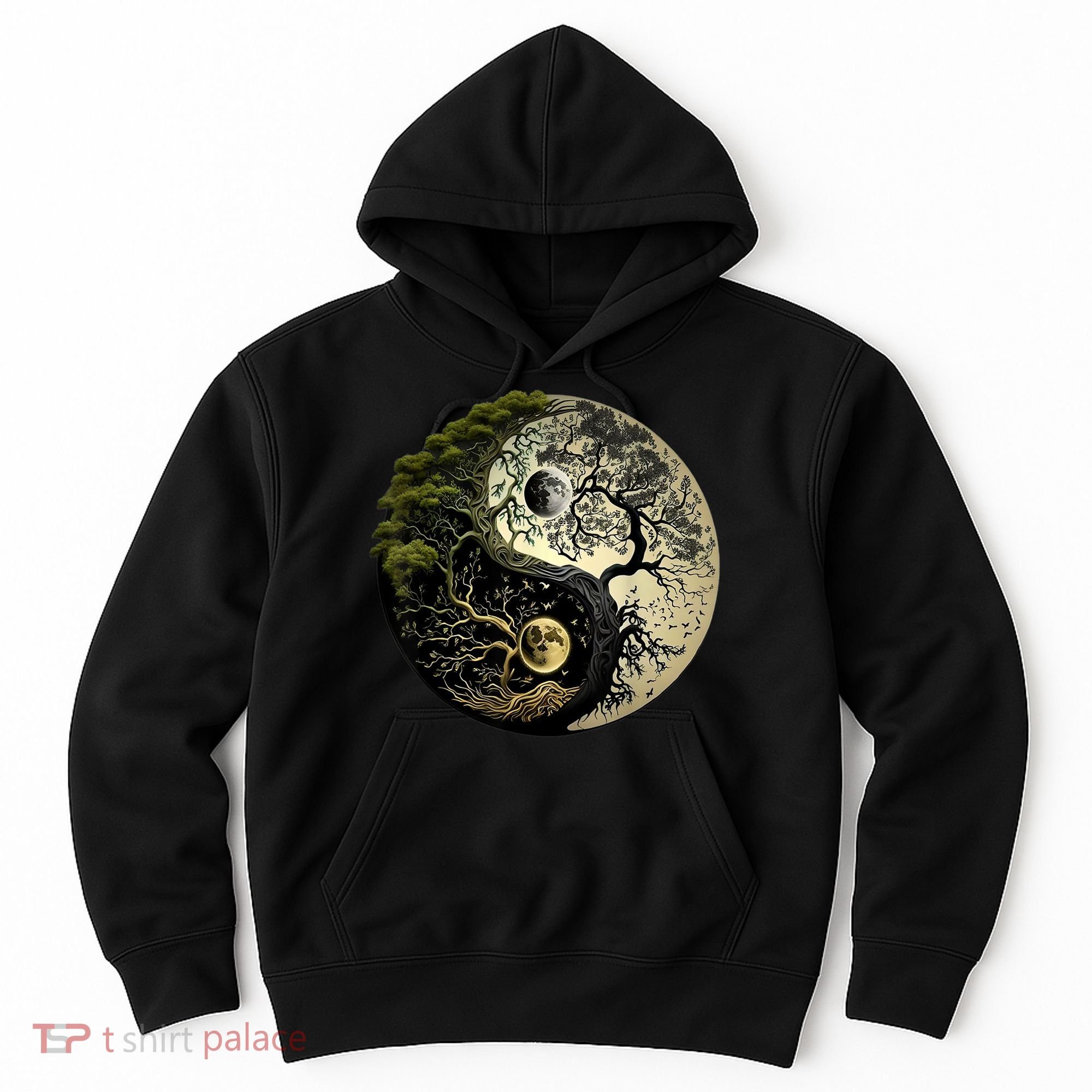 Yin Yang Tree Of Life Funny Hoodie