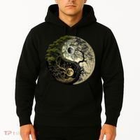 Yin Yang Tree Of Life Funny Hoodie thumb 2