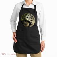 Yin Yang Tree Of Life Funny Apron thumb 2