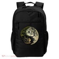 Yin Yang Tree Of Life Funny Backpack thumb 0