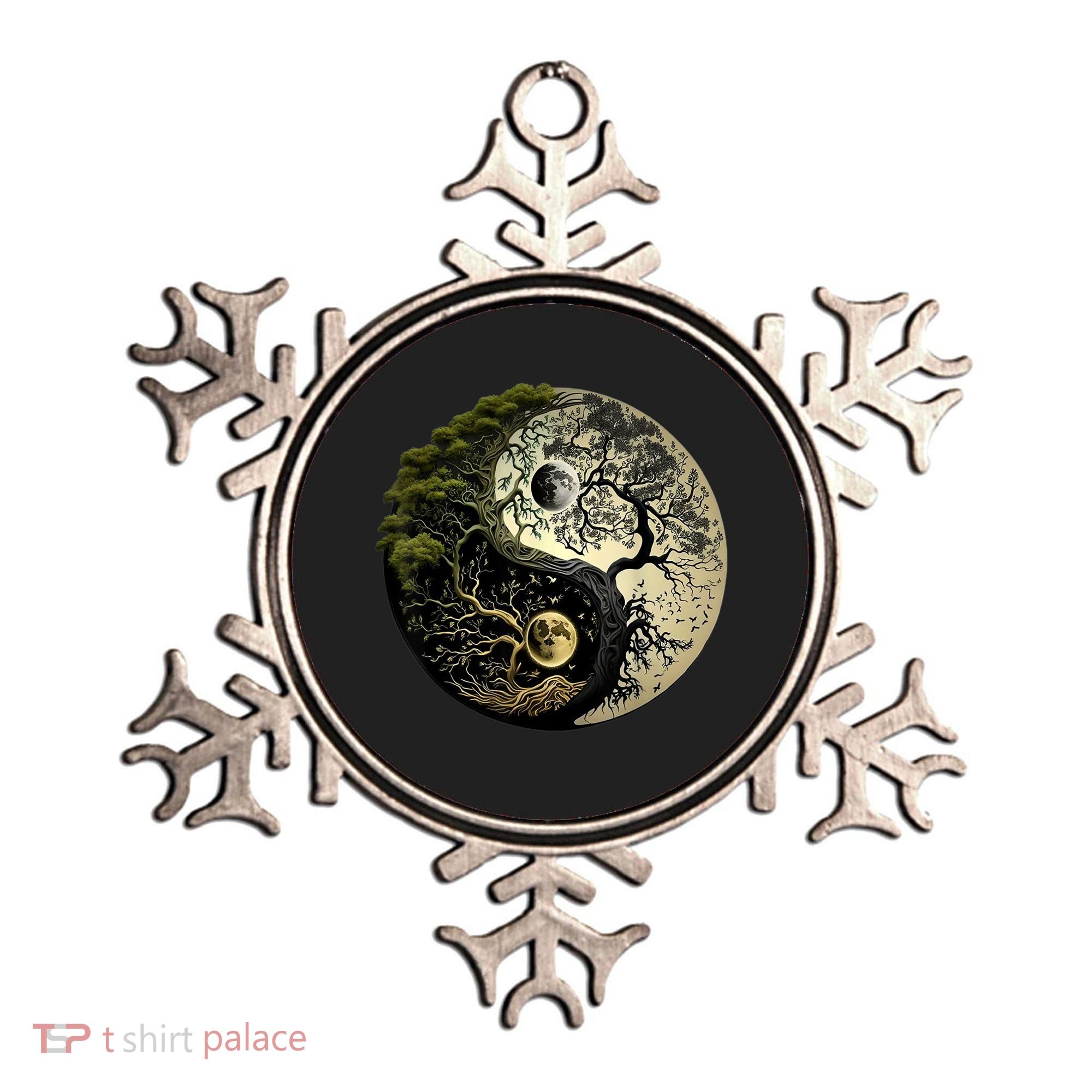 Yin Yang Tree Of Life Funny Ornament