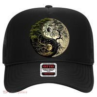 Yin Yang Tree Of Life Funny Hat thumb 0