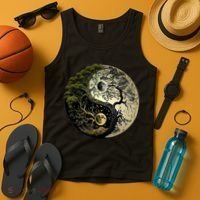Yin Yang Tree Of Life Funny Tank Top thumb 4
