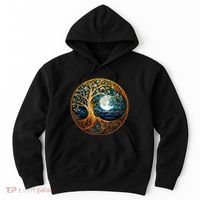 Yin Yang Tree Of Life Hoodie thumb 0