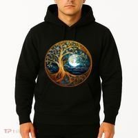 Yin Yang Tree Of Life Hoodie thumb 2