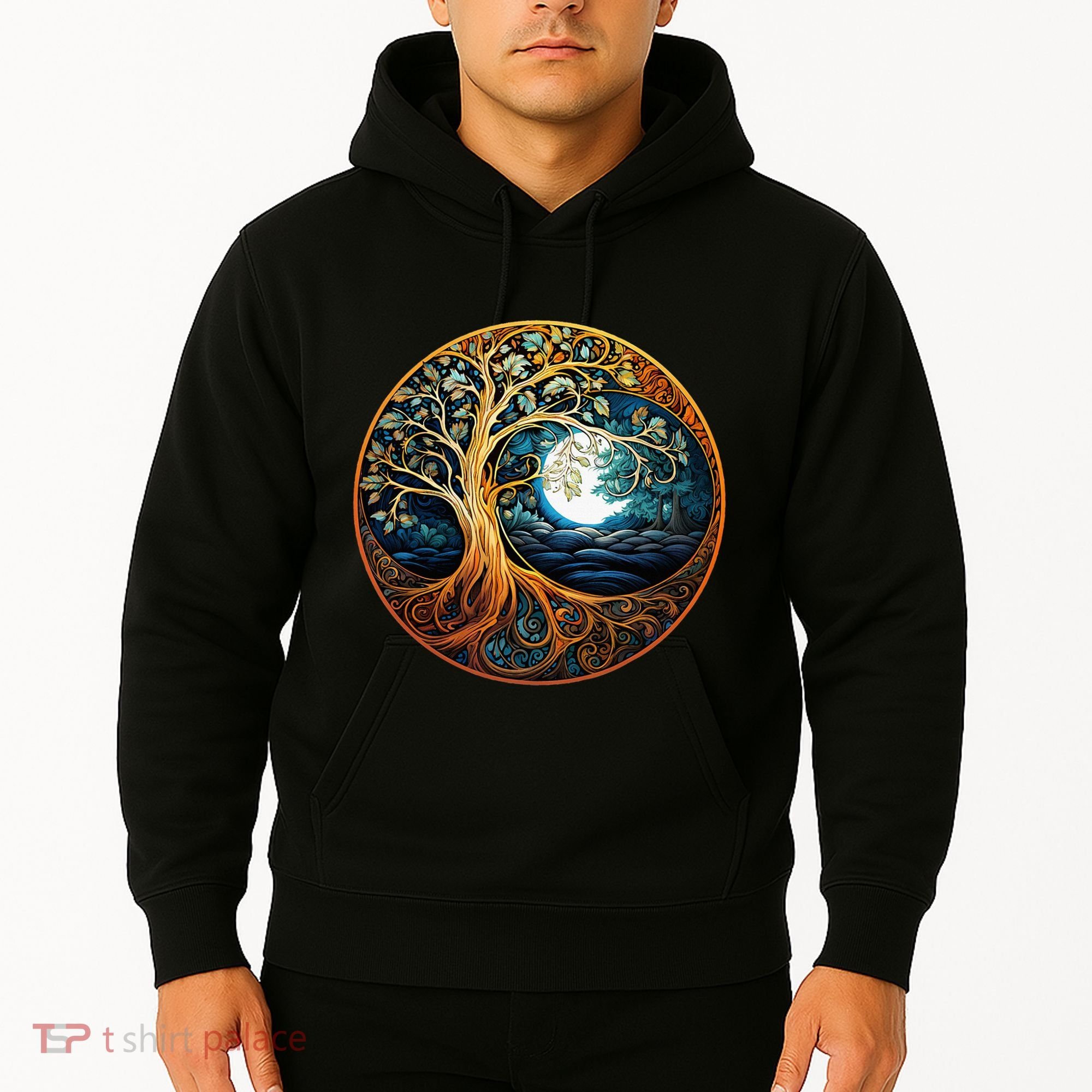 Yin Yang Tree Of Life Hoodie