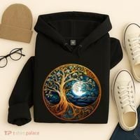 Yin Yang Tree Of Life Hoodie thumb 4