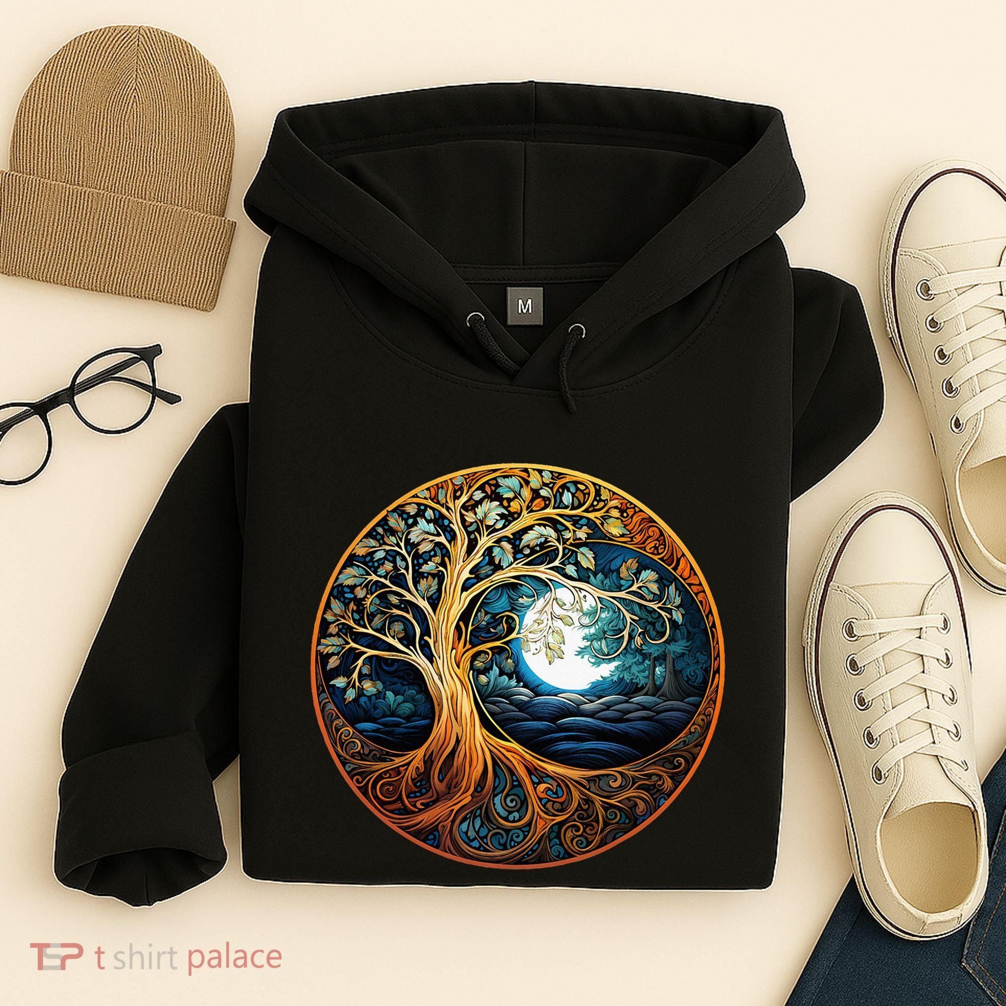 Yin Yang Tree Of Life Hoodie