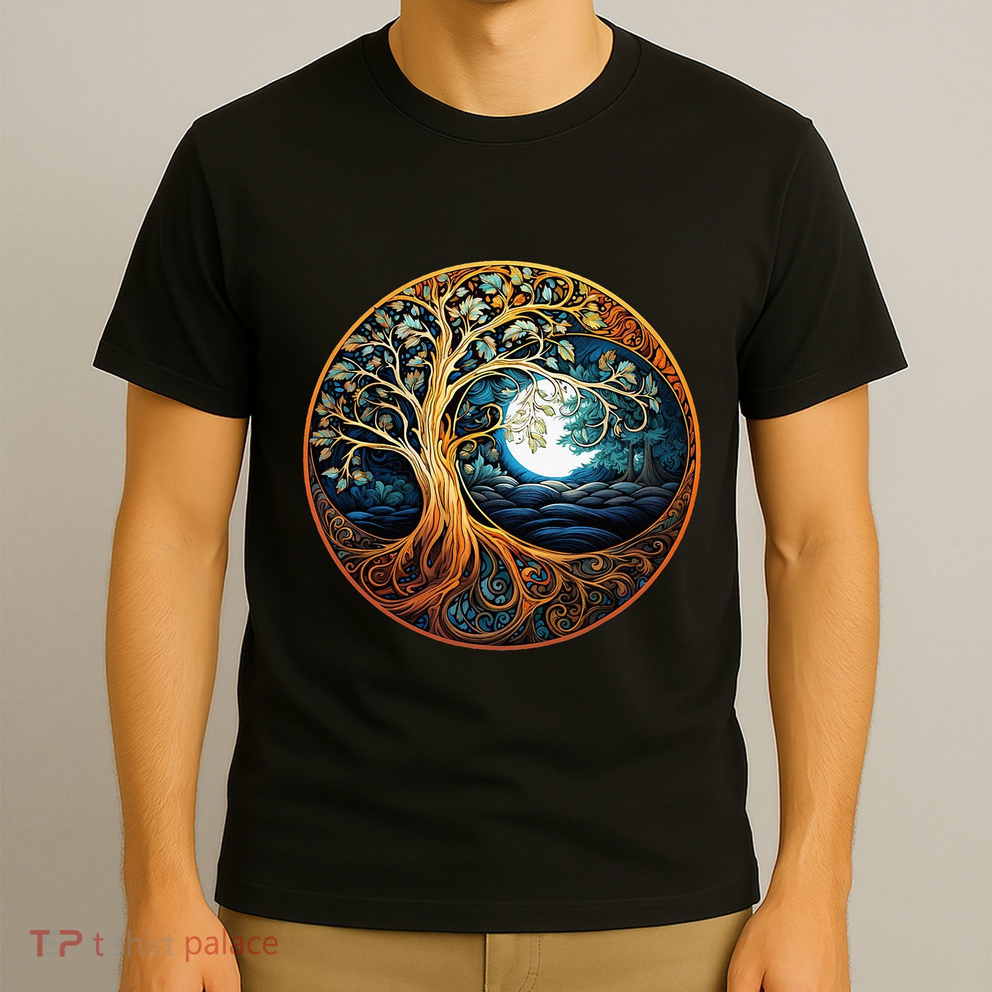 Yin Yang Tree Of Life T-Shirt