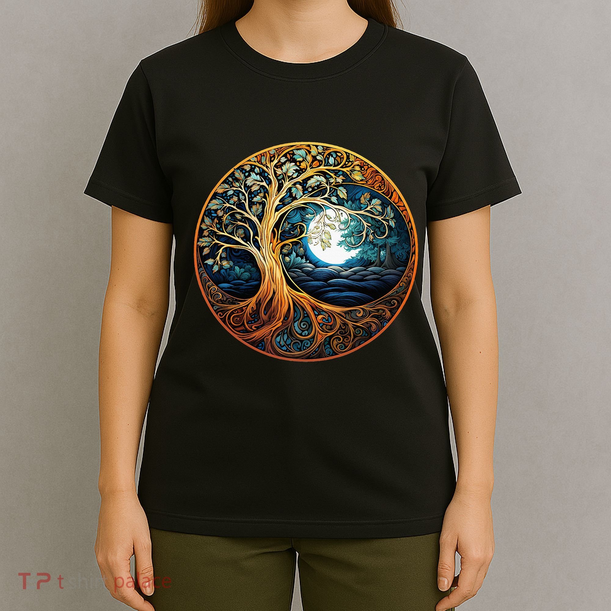 Yin Yang Tree Of Life T-Shirt