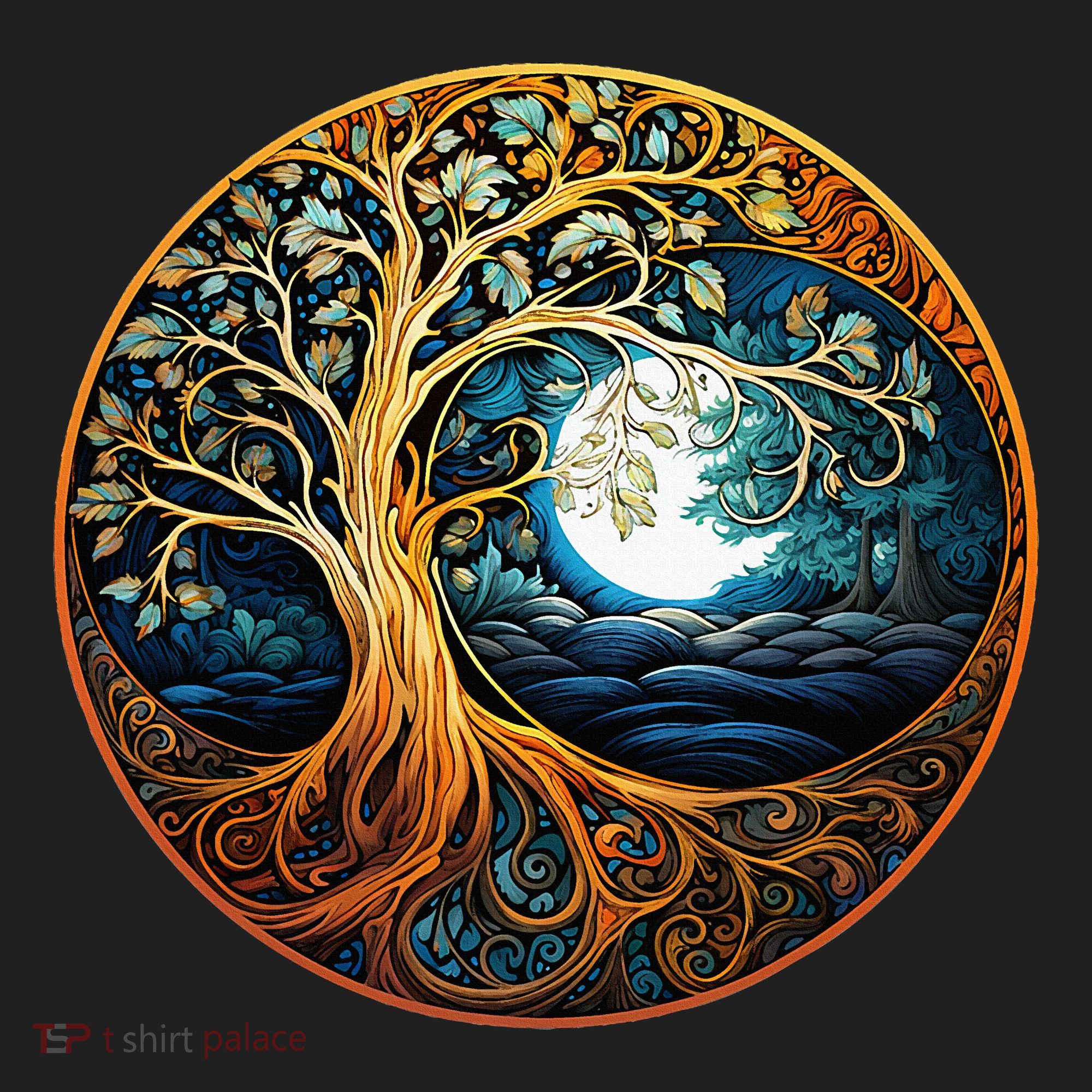 Yin Yang Tree Of Life Beanie