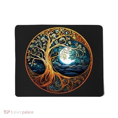 Yin Yang Tree Of Life Mousepad