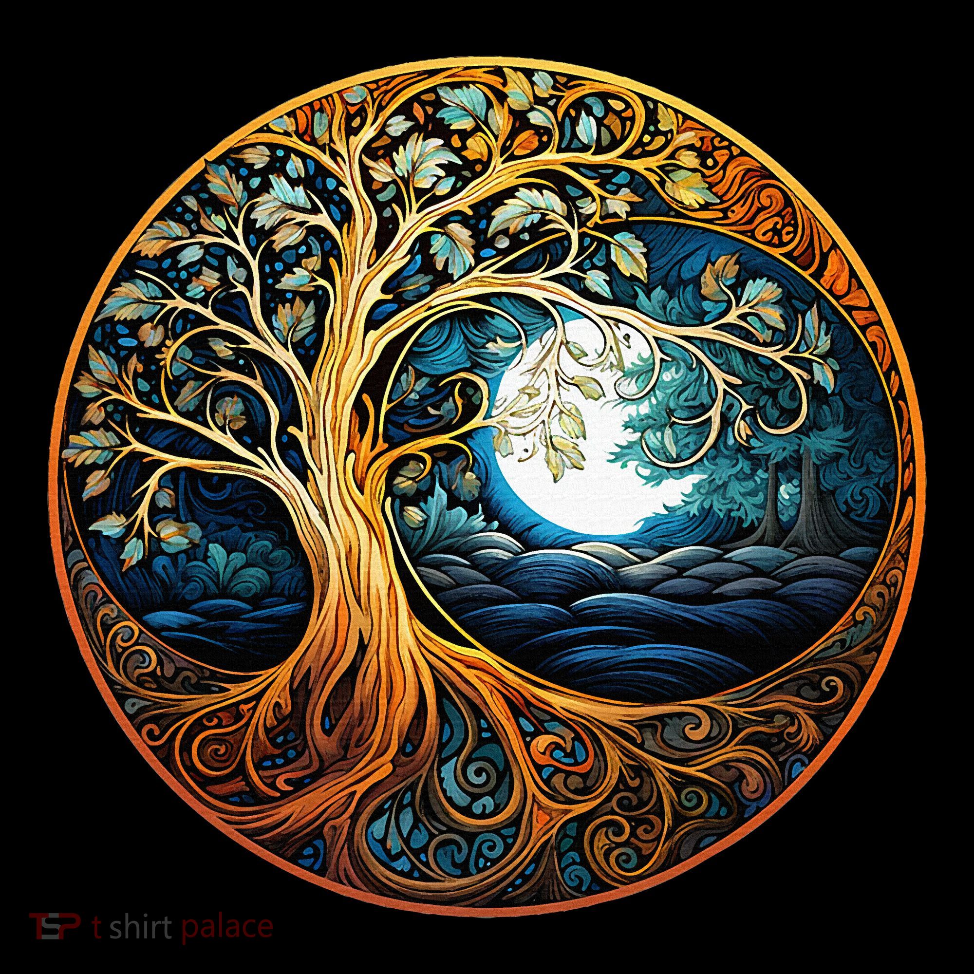 Yin Yang Tree Of Life Mousepad