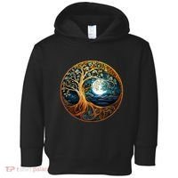 Yin Yang Tree Of Life Toddler Hoodie thumb 0